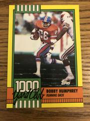 Bobby Humphrey #17 Football Cards 1990 Topps 1000 Yard Club Prices