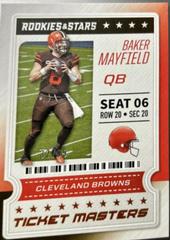 Baker Mayfield [Orange] #9 Football Cards 2020 Panini Rookies & Stars Ticket Masters Prices
