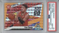 Trae Young [Orange Fluorescent] Basketball Cards 2019 Panini Mosaic Give and Go Prices