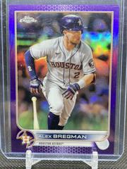 Alex Bregman [Purple] #141 Baseball Cards 2022 Topps Chrome Prices