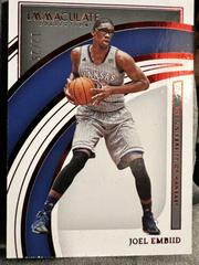 Joel Embiid [Red] Basketball Cards 2022 Panini Immaculate Collection Collegiate Prices