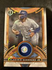 Vladimir Guerrero Jr. [Orange] #SOA-VG Baseball Cards 2023 Topps Tribute Stamp of Approval Relics Prices
