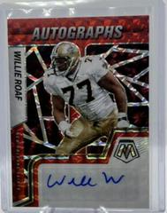 Willie Roaf [Red] #AM-WR Football Cards 2022 Panini Mosaic Autographs Prices