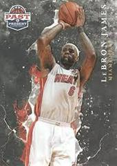 Lebron James [Raining 3's] Basketball Cards 2011 Panini Past and Present Prices