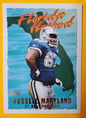 Russell Maryland #7 Football Cards 1995 Topps Florida Hot Bed Prices