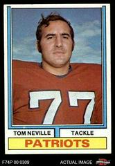 Tom Neville #77 Football Cards 1974 Topps Parker Brothers Prices