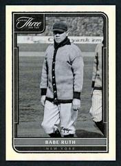 Babe Ruth [Bases Loaded] #1 Baseball Cards 2022 Panini Three and Two Prices