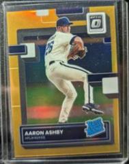 Aaron Ashby [Gold] #36 Baseball Cards 2022 Panini Donruss Optic Prices