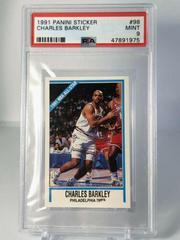 Charles Barkley #98 Basketball Cards 1991 Panini Sticker Prices