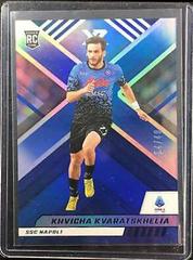 Khvicha Kvaratskhelia [Blue] #296 Soccer Cards 2022 Panini Chronicles Serie A Prices