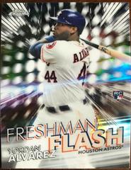 Yordan Alvarez [Orange Refractor] #FF-15 Baseball Cards 2020 Topps Chrome Freshman Flash Prices