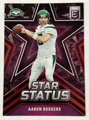 Aaron Rodgers [Red] #15 Football Cards 2023 Panini Donruss Elite Star Status Prices