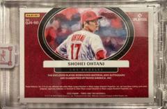 Shohei Ohtani #QJA-SO Baseball Cards 2022 Panini Three and Two Quad Jersey Autographs Prices