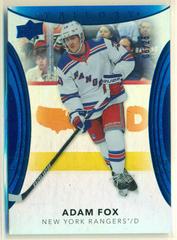 Adam Fox [Blue] #69 Hockey Cards 2022 Upper Deck Trilogy Prices