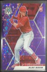 Alec Bohm [Quick Pitch Purple Mosaic] #220 Baseball Cards 2021 Panini Mosaic Prices