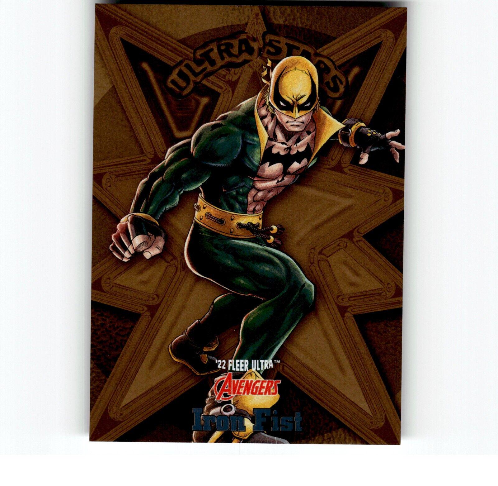 Iron Fist [Gold] #US22 Marvel 2022 Ultra Avengers Stars