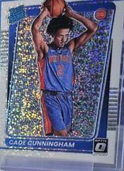 Cade Cunningham [White Sparkle] Basketball Cards 2021 Panini Donruss Optic Prices