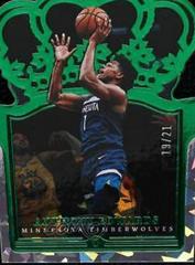 Anthony Edwards [Crystal Green] #34 Basketball Cards 2021 Panini Crown Royale Prices