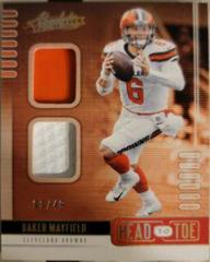 Baker Mayfield #12 Football Cards 2019 Panini Absolute Head to Toe Prices