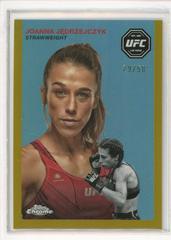 Joanna Jędrzejczyk [Gold Refractor] #FFT-24 Ufc Cards 2024 Topps Chrome UFC 1954 Prices