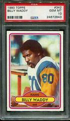 Billy Waddy #342 Football Cards 1980 Topps Prices
