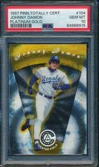 Johnny Damon [Platinum Gold] #104 Baseball Cards 1997 Pinnacle Totally Certified Prices