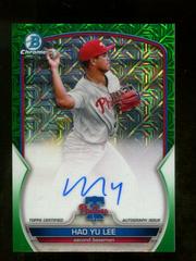 Hao Yu Lee [Green] #BMA-HL Baseball Cards 2023 Bowman Chrome Prospect Mega Box Autographs Prices