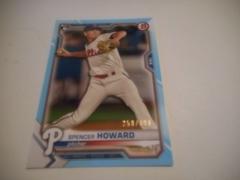 Spencer Howard [Blue] Baseball Cards 2021 Bowman Prices