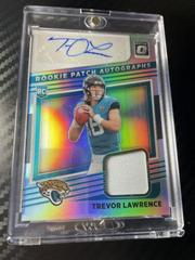 Trevor Lawrence Football Cards 2021 Panini Donruss Optic Rookie Patch Autographs Prices