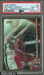 Michael Jordan [Non Protected Refractor] Basketball Cards 1998 Finest Prices