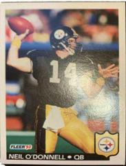 Neil O'Donnell #351 Football Cards 1992 Fleer Prices