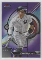 Aaron Judge [Purple] Baseball Cards 2023 Topps Finest Prices