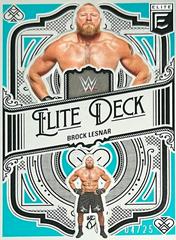 Brock Lesnar [Teal] #11 Wrestling Cards 2023 Donruss Elite WWE Elite Deck Prices