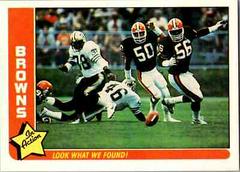 Browns [Look What We Found!] Football Cards 1985 Fleer Team Action Prices