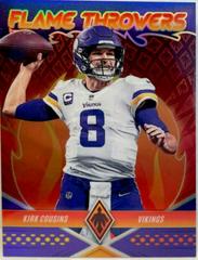 Kirk Cousins [Purple] Football Cards 2022 Panini Phoenix Flame Throwers Prices