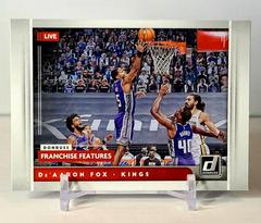 De'Aaron Fox #5 Basketball Cards 2021 Panini Donruss Franchise Features Prices