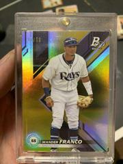 Wander Franco [Gold] #TOP-9 Baseball Cards 2019 Bowman Platinum Top Prospects Prices