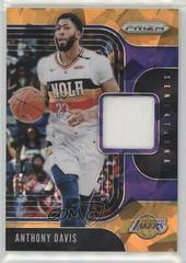 Anthony Davis [Orange Ice] Basketball Cards 2019 Panini Prizm Sensational Swatches Prices