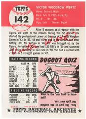 Vic Wertz Baseball Cards 1991 Topps Archives 1953 Prices