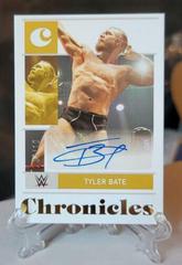 Tyler Bate [Gold] Wrestling Cards 2022 Panini Chronicles WWE Signatures Prices