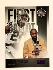 Charles Woodson [Purple] Football Cards 2022 Panini Score First Ballot Prices