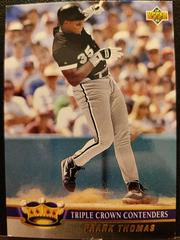 Frank Thomas #TC9 Baseball Cards 1993 Upper Deck Triple Crown Contenders Prices