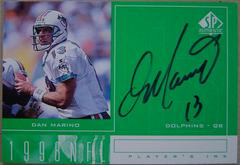 Dan Marino Football Cards 1998 SP Authentic Player's Ink Prices