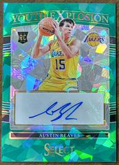 Austin Reaves [Green Ice] Basketball Cards 2021 Panini Select Youth Explosion Signatures Prices