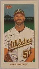 Mike Fiers [Sovereign Back] #40 - Wave 2 Baseball Cards 2021 Topps T206 Prices