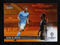 Kevin De Bruyne [Orange Refractor] Soccer Cards 2020 Stadium Club Chrome UEFA Champions League Prices