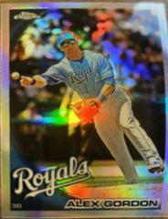 Alex Gordon [Purple Refractor] #154 Baseball Cards 2010 Topps Chrome Prices