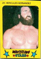 Hercules Hernandez #28 Wrestling Cards 1986 Monty Gum Wrestling Stars Prices