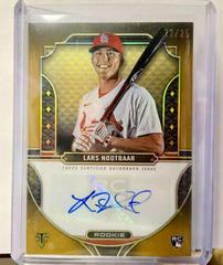 Lars Nootbaar [Gold] #RA-LN Baseball Cards 2022 Topps Triple Threads Rookie Autographs Prices