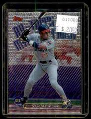 Sammy Sosa #M13 Baseball Cards 1999 Topps All Mystery Finest Prices